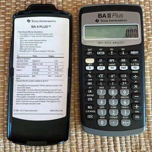 BA II Plus…Texas Instruments